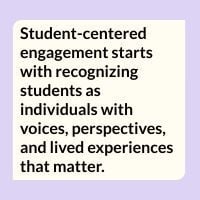 Student Centered Engagement